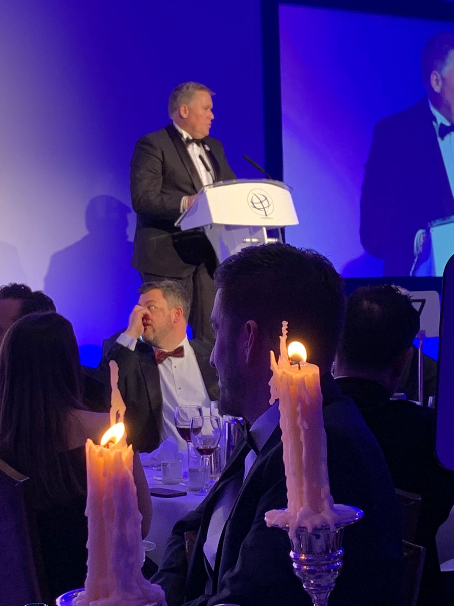 Our MD <a href="/lotterp40/">Paul Lotter</a> presenting an award at the glittering <a href="/theOSPAs/">The OSPAs</a> event this evening!