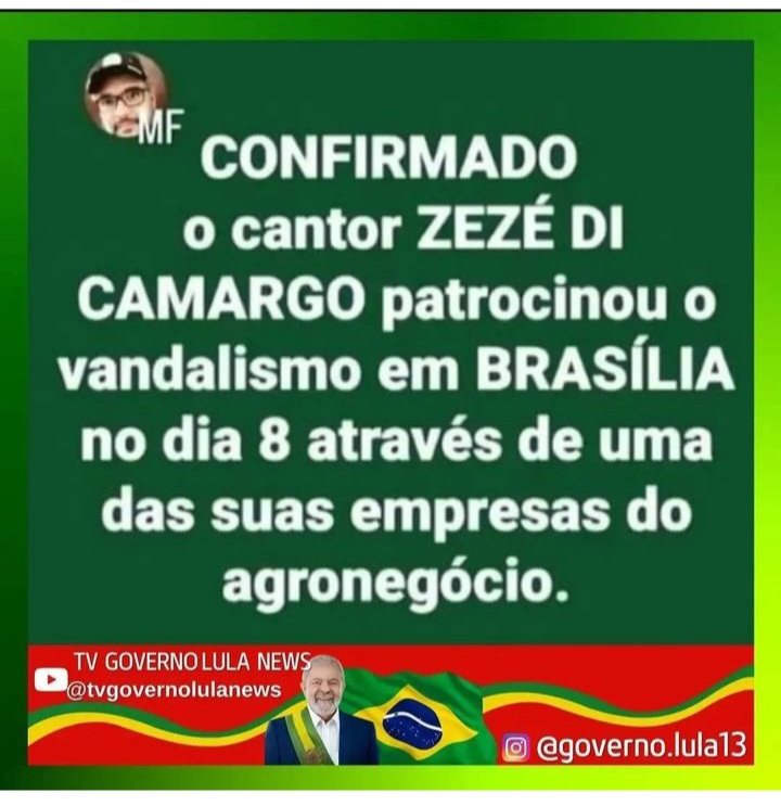 Antonio Cappellari LULA É O CARA tweet media
