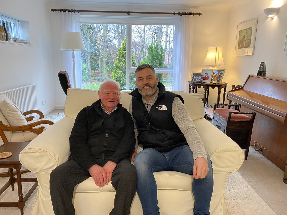 SkySports_Keith's tweet photo. Bob Richardson is aged 92 and has a ticket for @wembleystadium. The life-long Newcastle fan saw his team lift their last domestic silverwear in 1955 and can still recite the team from that famous day 68 years later #NUFC https://t.co/MqiA6SAfoU