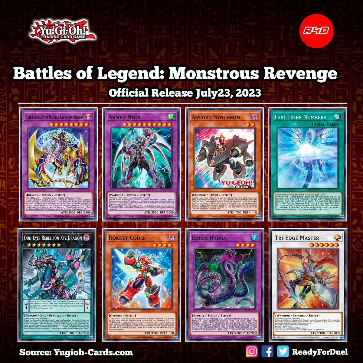 Battles of Legend: Monstrous Revenge Source: https://t.co/vTb4CcP2tO #  #TCG #YuGiOh