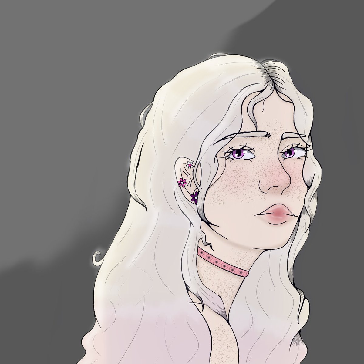 Horror_lover75's tweet photo. I recreated Yui from Diabolik lovers in my style and if she was from 2023 https://t.co/BZUdRBiAay