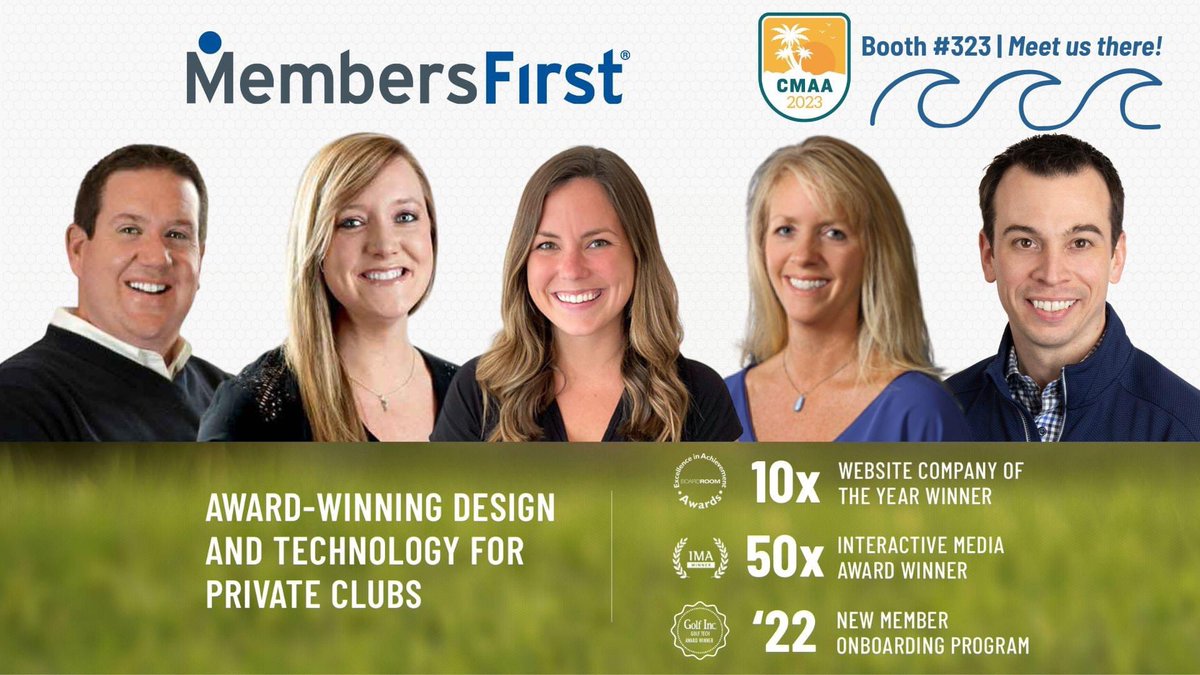 MembersFirst (@membersfirst) on Twitter photo The team is starting to "Flock" to Florida 🛫 Sunny days, fun events, education, and connection are on the horizon <a href="/CMAA/">Club Management Association of America</a> 2023🌞
Secure a time to meet with the team: Kevin Baer, Victoria Burns, Katie Mason, Dawn Taylor, Sean Bleyl 📲membersfirst.com/who-we-are/for… #CMAA2023 The team is starting to "Flock" to Florida 🛫 Sunny days, fun events, education, and connection are on the horizon <a href="/CMAA/">Club Management Association of America</a> 2023🌞
Secure a time to meet with the team: Kevin Baer, Victoria Burns, Katie Mason, Dawn Taylor, Sean Bleyl 📲membersfirst.com/who-we-are/for… #CMAA2023