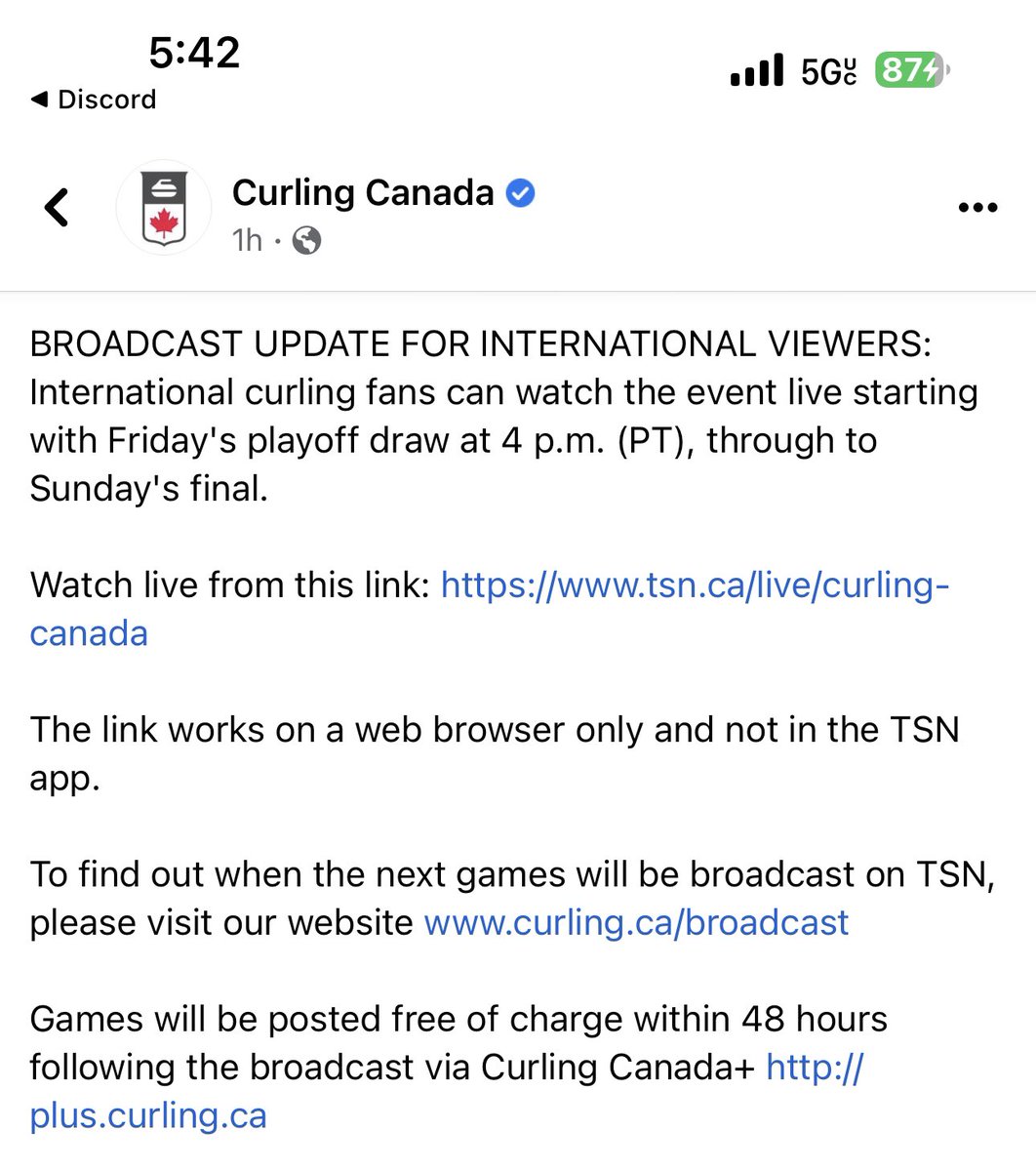 broomfitters's tweet photo. They actually did it!

We can watch the Scotties again!!

#curling

https://t.co/KRyy7KTIVT https://t.co/A35hiJgONC