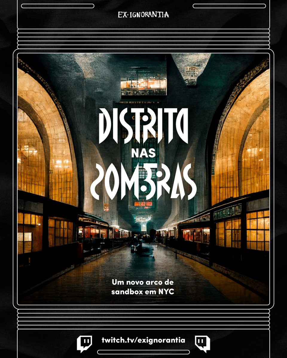 HasteBro's tweet photo. Estamos ao vivo com Campanha "Distrito Nas Sombras" do Mundo Invisível!
Venham assistir no https://t.co/OEFDdLyFP1
Discord do Ex Ignorantia: https://t.co/1c6mNhJDkW
~ Ex Nihilo Omnia ~
#TTRPG #RPGnacional #RPGSandbox #indiegame https://t.co/gSFvR2nqNa