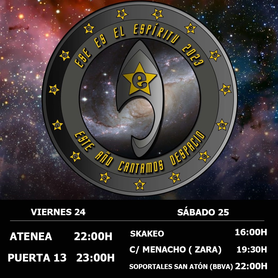 Actuaciones Viernes 24 y Sábado 25
Nos vemos en las siguientes misiones terrícolas 👽❤️👽