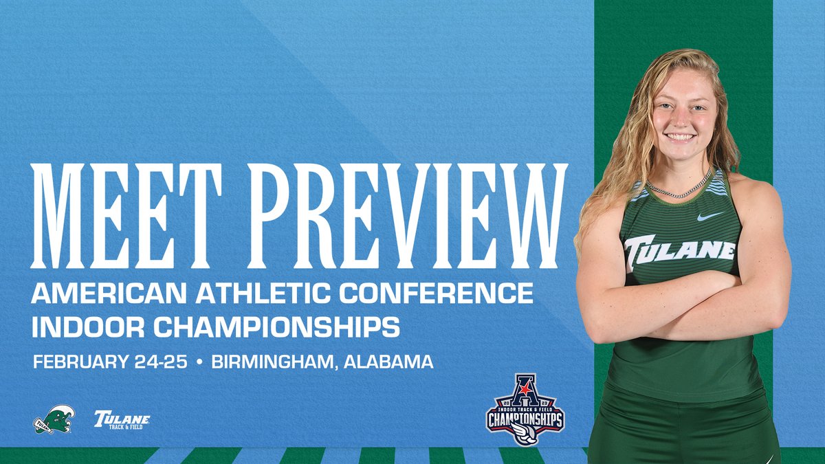 GreenWaveXCTF's tweet photo. Meet Preview: #GreenwaveXCTF competes in the @AmericanXCTrack Indoor Championships this weekend!!!!

https://t.co/76F0q8r8VX

#RollWave 🌊 | #RunWave 👟 https://t.co/en6mlqLtk7