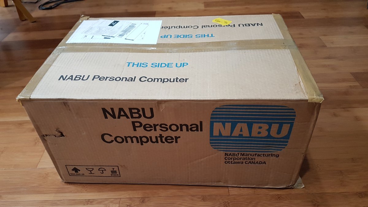 AndrewsTechBrk's tweet photo. Got my NABU. Can’t wait to setup and play with this piece of forgotten Canadian computing history.
#retrocomputing #nabu #nabupc #nabucomputer https://t.co/3mTz8xdTrq