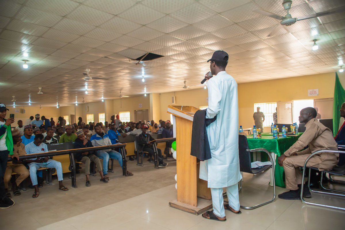 3eexauwal's tweet photo. At the Electioneering awareness summit with the theme; Setting Nigeria on the path of greater prosperity; Voting to sustain democracy in 2023, organized by the National Association of University Students (NAUS) in collaboration with the Students' Union Government (SUG-BUK CTC) https://t.co/nRK0wUj0qn