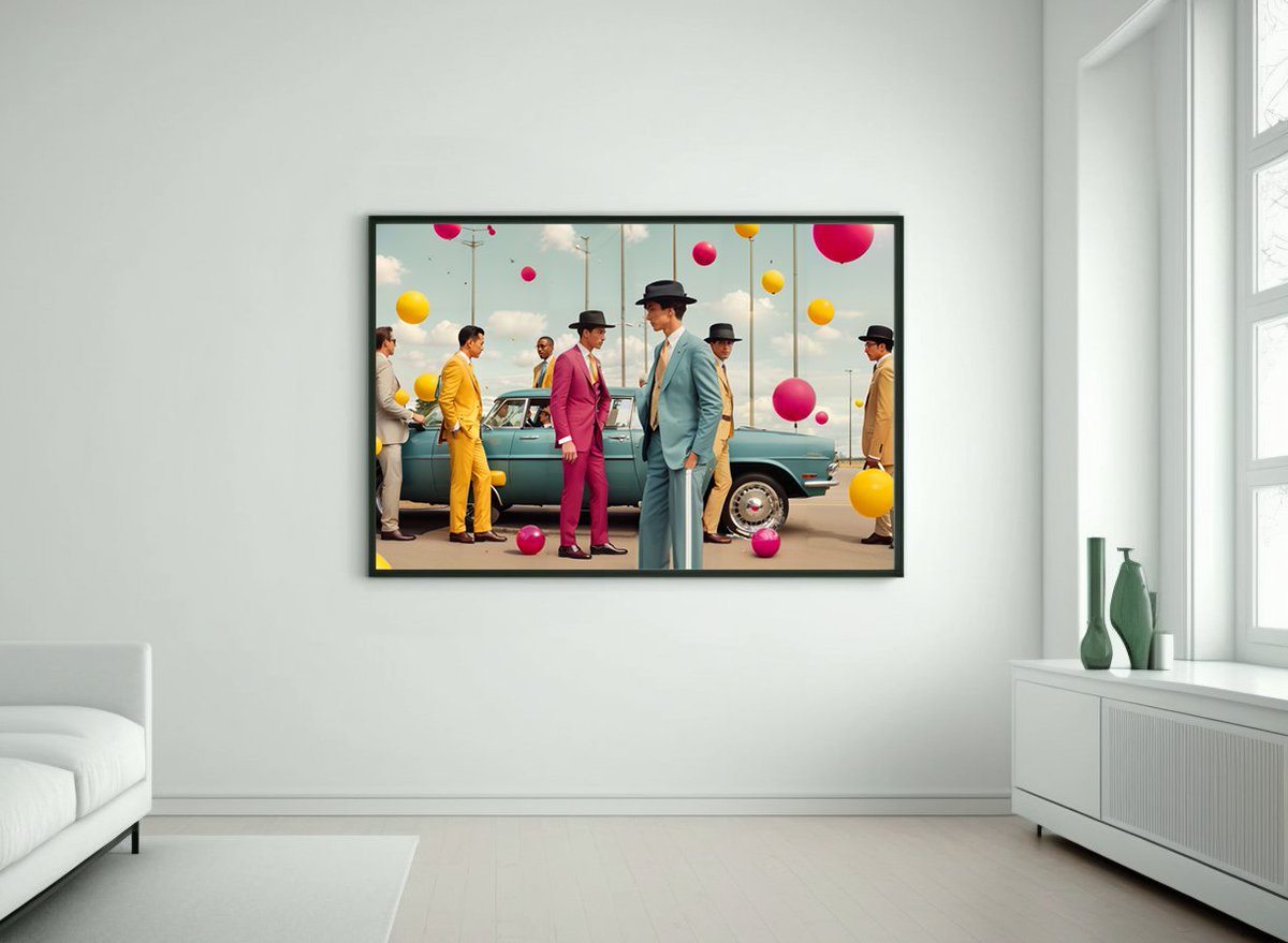 🖼️Chance Encounter from "Moments" collection.

1/1 edition, dropped on Foundation. Link and full view in 🧵 #aiart #digitalart #stablediffusion