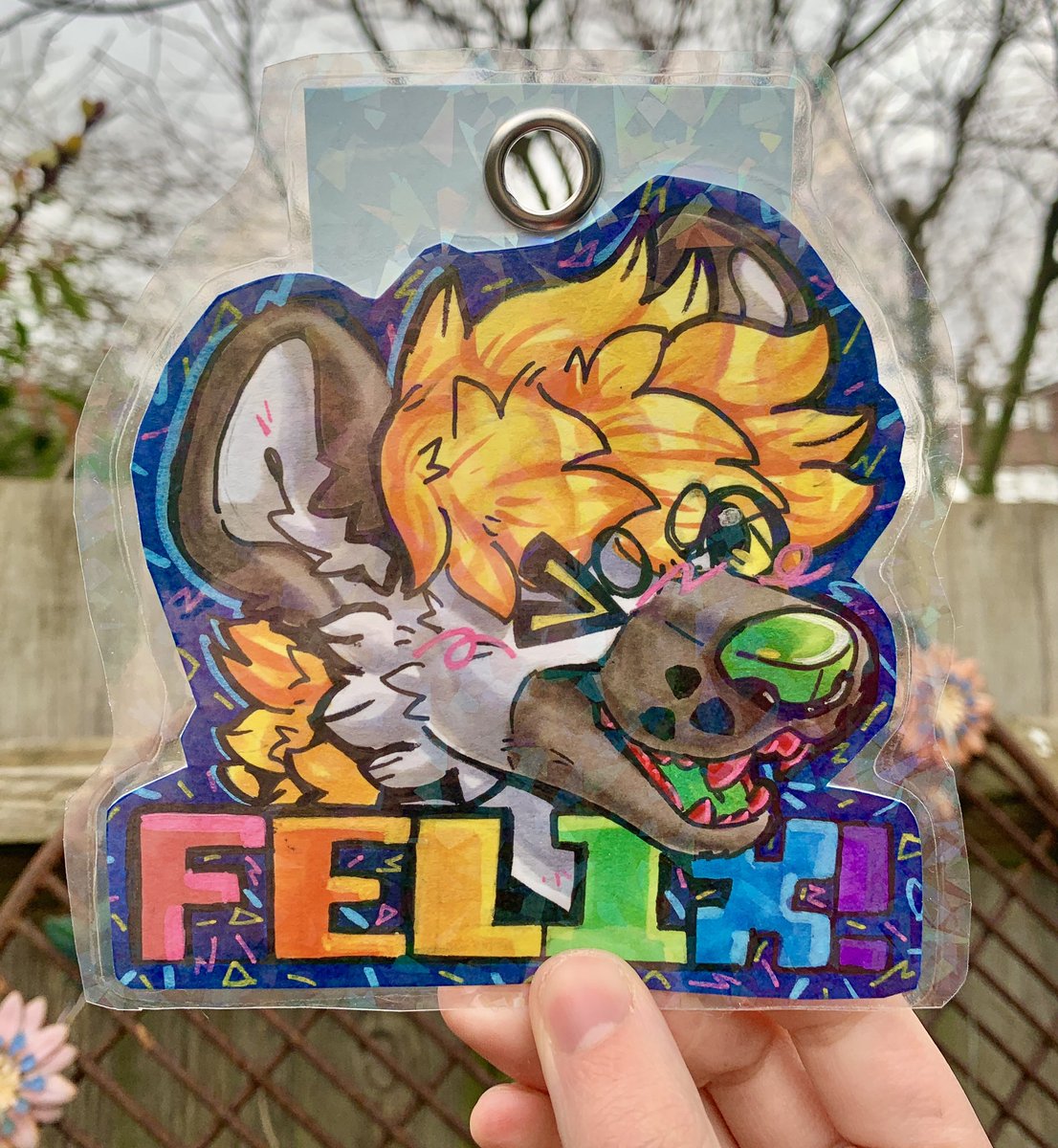KiwiSodas's tweet image. 1/2 badge c0mm for _alien husband on Insta!! #furryfandom #furyart