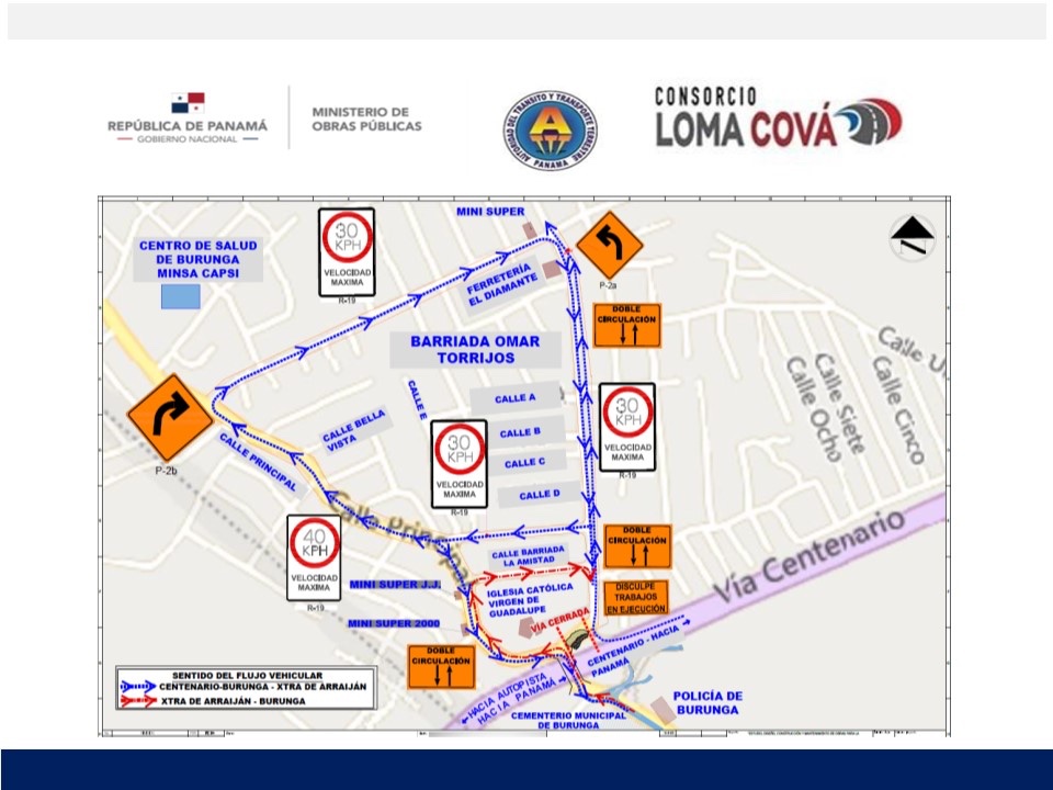 C_LomaCova's tweet image. Comunicado: Desvío en Burunga y cierre total por trabajos de excavación. Se estableció una nueva ruta para la circulación de los vehículos de los usuarios y residentes del lugar.
Agradecemos su compresión.
#Panama #Arraijan #Burunga