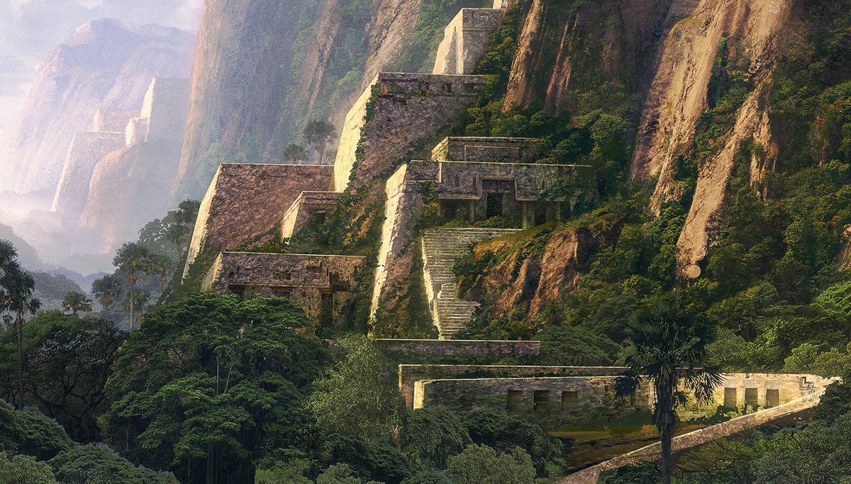 First piece of a new personal project! 

A party of adventurers set out to find the rarest culinary substance in the world, a Finishing Salt thousands of years in the making.

#conceptart #environmentdesign #Visdev