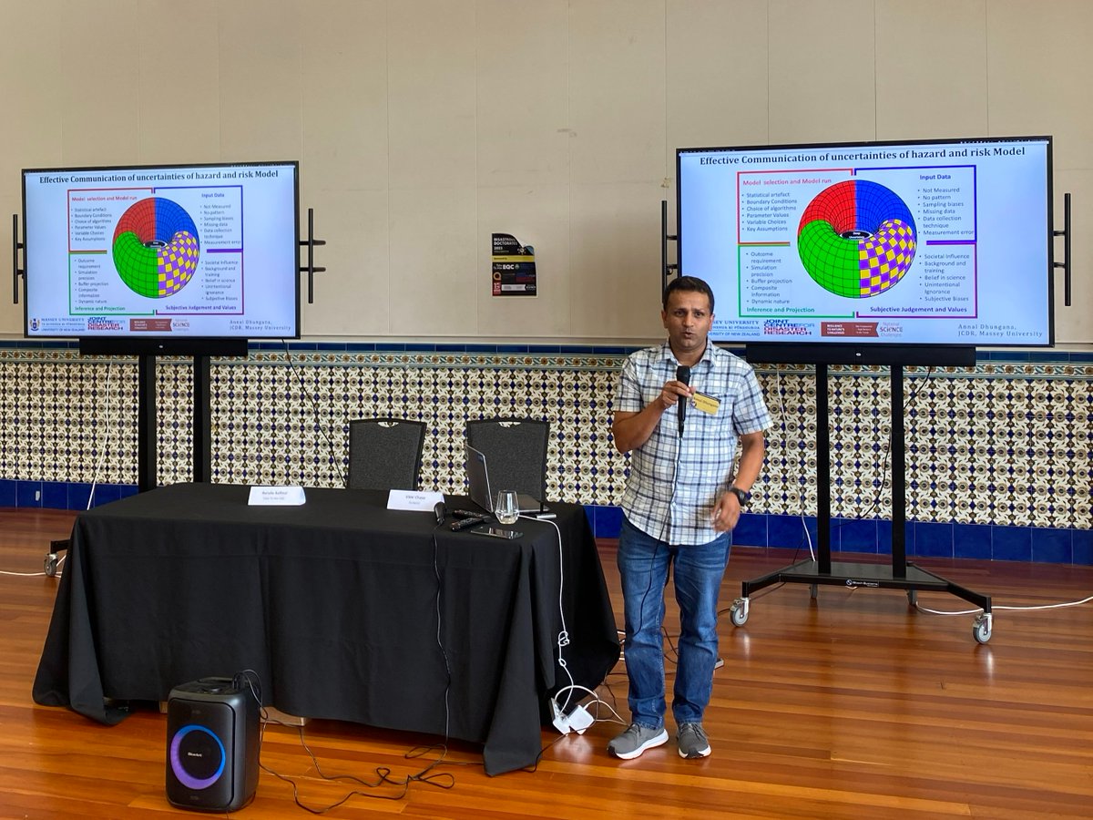 DDoctorates's tweet photo. 3MT presentation by Annal Dhungana on "Uncertainties in risk and hazard modelling, a guide to communicate for effective decision making"
#DD2023 https://t.co/t9gbgazloD