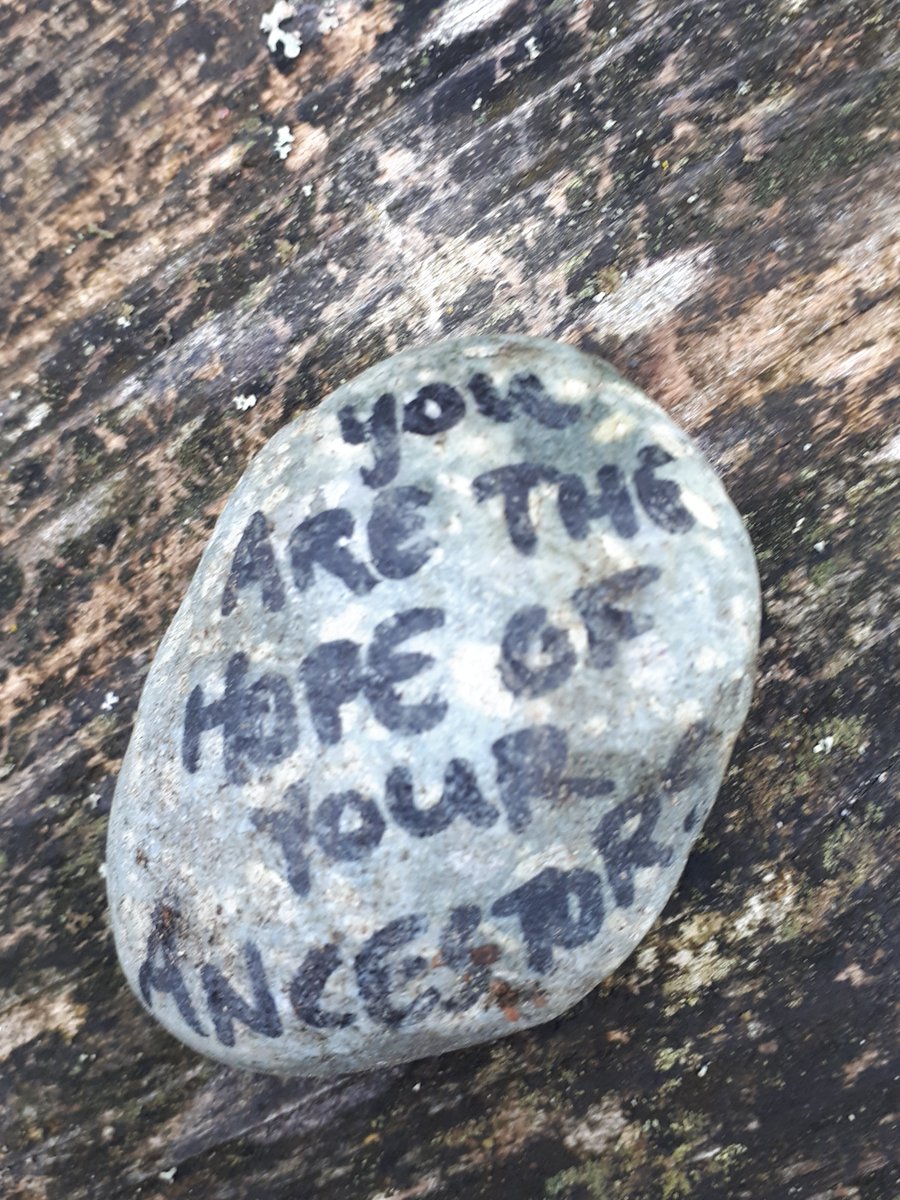 Found outside of the Longhouse: "You are the hope of your ancestors" #believeit