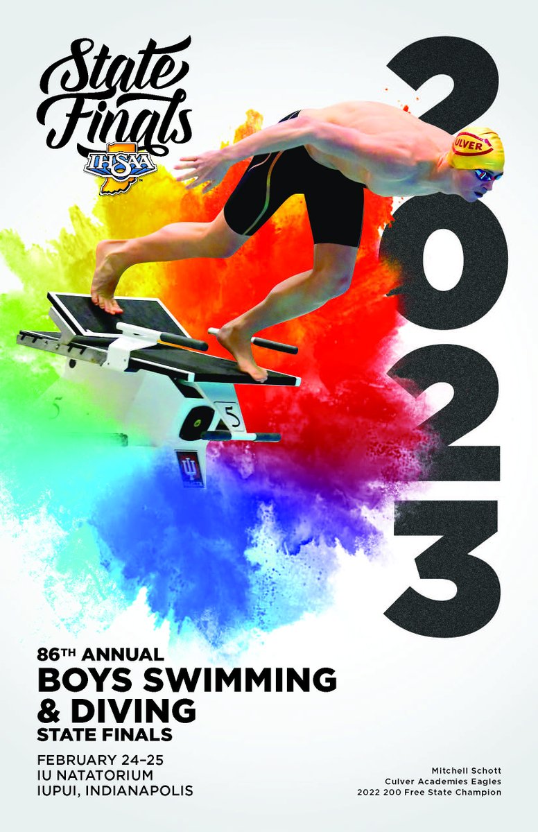 IHSAA1's tweet photo. Preview for this weekend's 86th #IHSAA Boys Swimming &amp; Diving State Finals at the iconic @IUNatatorium! 
🏆🥇🔥⏱️ @INSwimming 
News Release: https://t.co/UJBdH7h2HU https://t.co/N9GjvONaJr