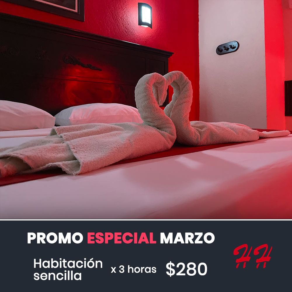 SE FELIZ AQUÍ! en auto hotel la hacienda PROMOCIÓN todo el mes de marzo con un precio especial. 

Habitación sencilla 280 por 3 horas

💥Del 1 al 31 de marzo 
💥Cupo limitado 

Pregunta por nuestras promociones en el siguiente link de WhatsApp: 9933556246

bit.ly/3ky1u7x