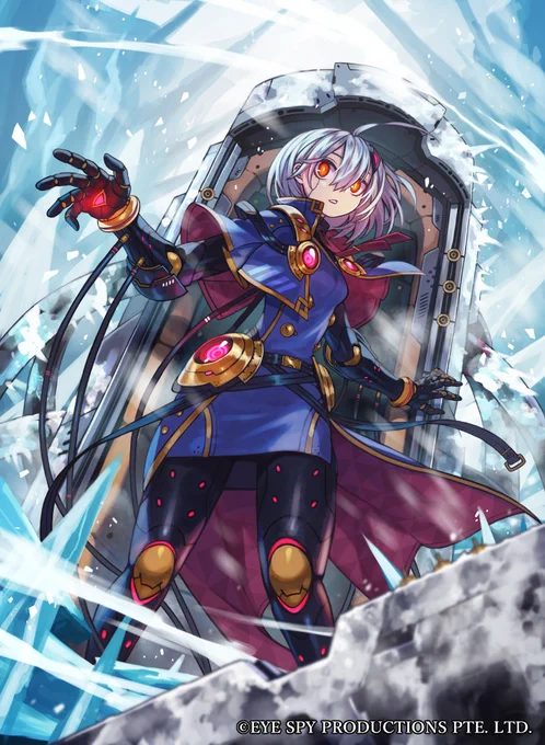 本日2月24日、海外で発売のTCG Force of Willの「The War of the Suns」に収録されます、「LITTLE MARIA, ARCHAIC LEGACY」を描かせていただいておりますー。よろしくお願いしますー!# 