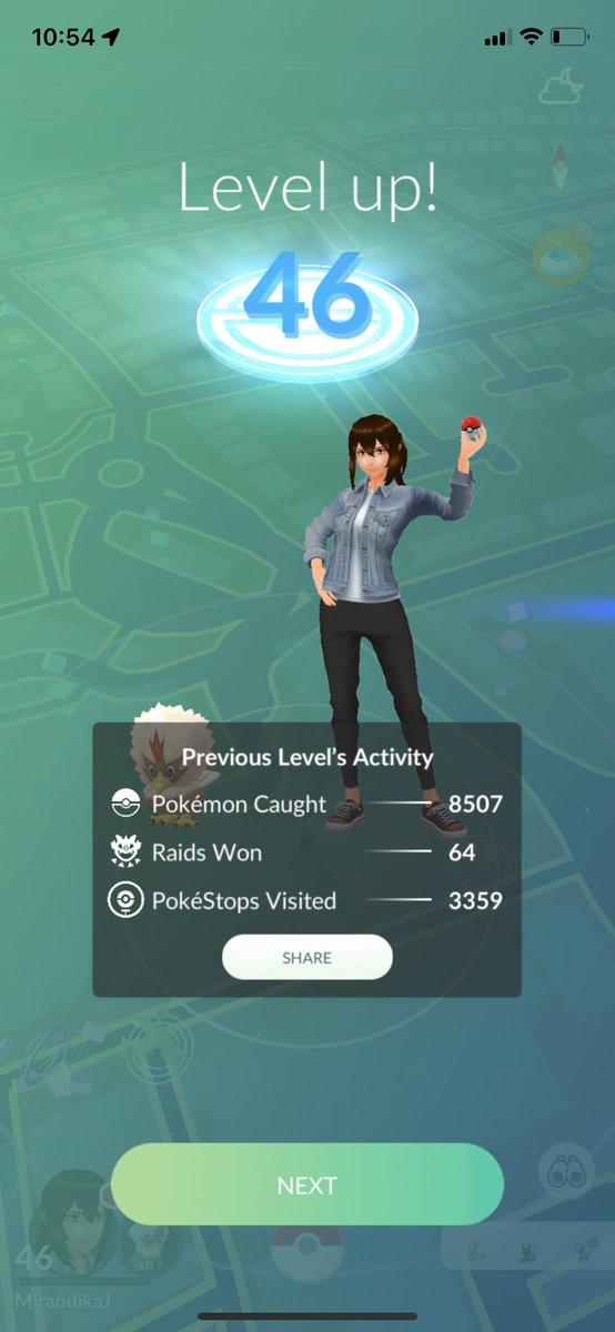zvezdaiti's tweet image. Just reached level 46 🎉 #PokemonGO #level46 #PokemonGOfriends