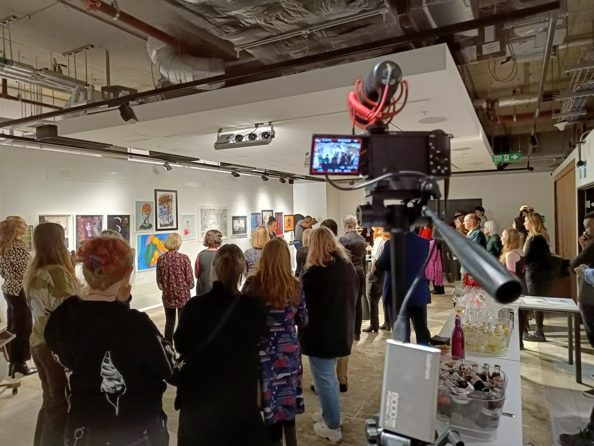 ThinkChroma's tweet photo. Great opportunity filming today at the Signature Art Prize, many thanks to @AldridgeFdn @banksidehotel for the event!

#Filmmaking #Artprize #Art #London https://t.co/yXVZPIBdgZ