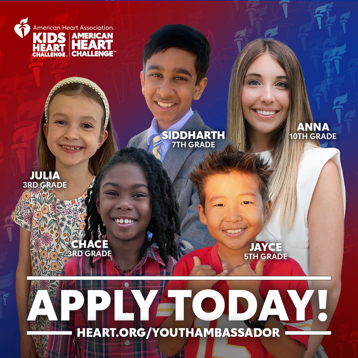Calling all KIDS with heart! 💗 We’re looking for youth who have been affected by heart disease. Share your personal story. Help raise awareness. And save the lives of other kids as a nationally featured Youth Heart Ambassador!

Apply by 3/15 👉 spr.ly/60163c4v6
