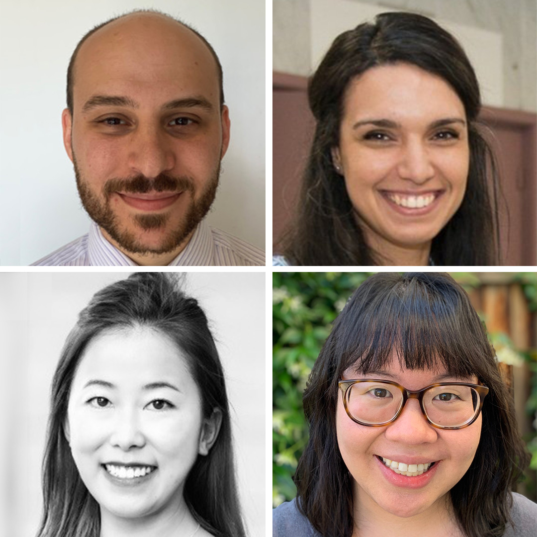 UCSFPsychiatry's tweet photo. Four early career researchers named 2023 Grand Rounds Trainee Research Award honorees:

Joshua Cohen, MD, PhD (April 18) 
Caroline Escoubas, MD, PhD (March 21) 
Jessica Hua, PhD (March 21) 
Frances Xia, PhD (April 18) 

More details here – https://t.co/s5CSP7JXrH https://t.co/MTcOSQFrll