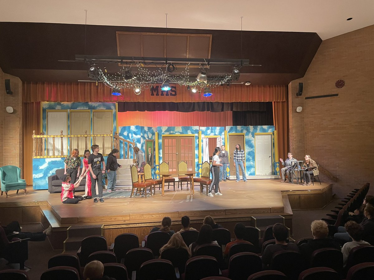 ArtsMinot's tweet photo. Noses Off performs Thursday, Friday and Saturday (2/23-2/25) at 7:30 at MCC. Come support live theatre! https://t.co/fYP9zji19o