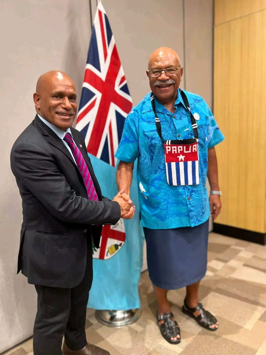 slrabuka's tweet photo. Yes, we will support them [United Liberation Movement for West Papua] because they are Melanesians. I am more hopeful [ULMWP gaining full MSG membership]. I am not taking it for granted. The dynamics may have changed slightly but the principles are the same. https://t.co/9J8qpAVhak