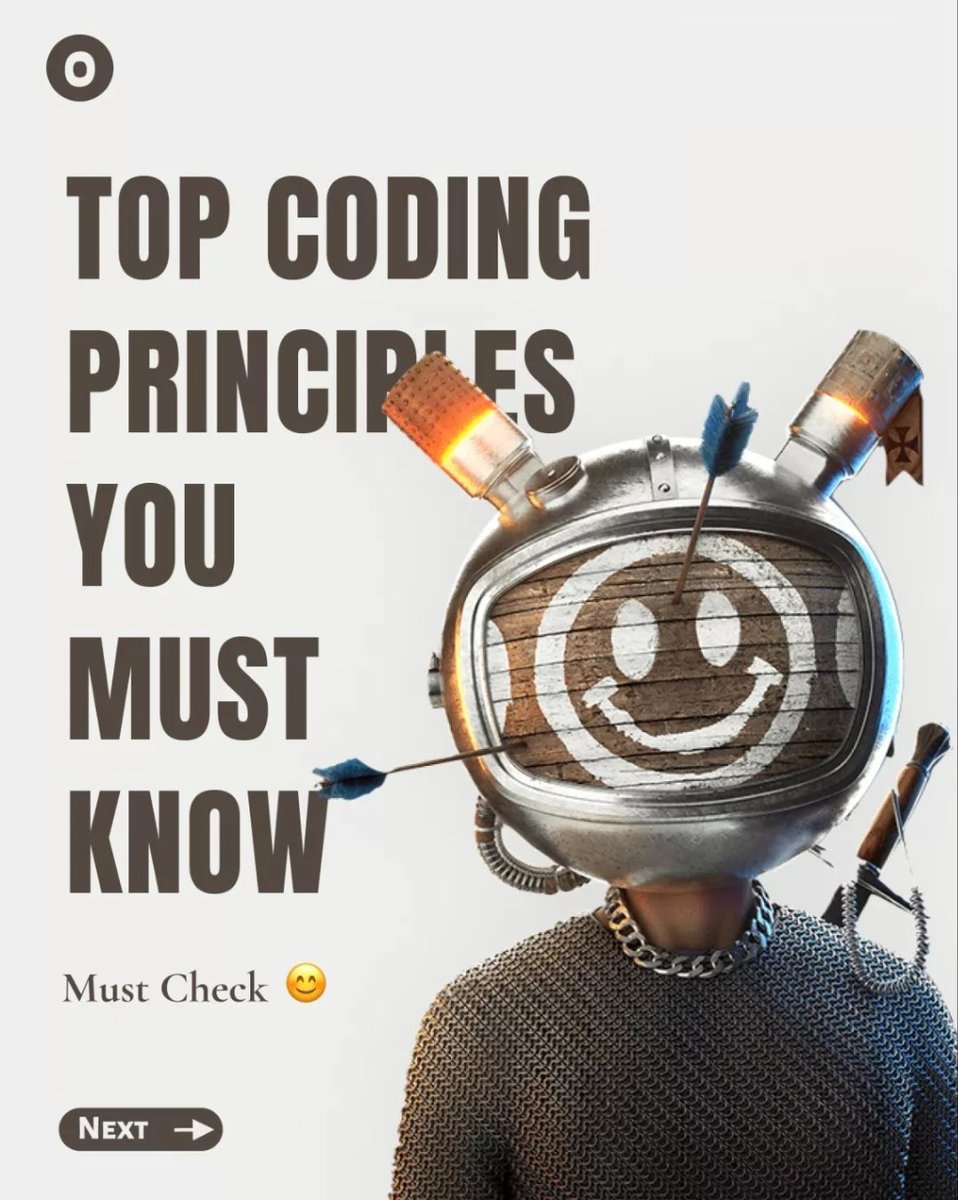 0xGaren's tweet image. 🚀 Want to become a coding ninja?
🔥 Learn the top coding principles you MUST know!
💻 These tips will help you write better, more efficient code! 🙌
#CodingPrinciples #ProgrammingTips #CodeLikeABoss