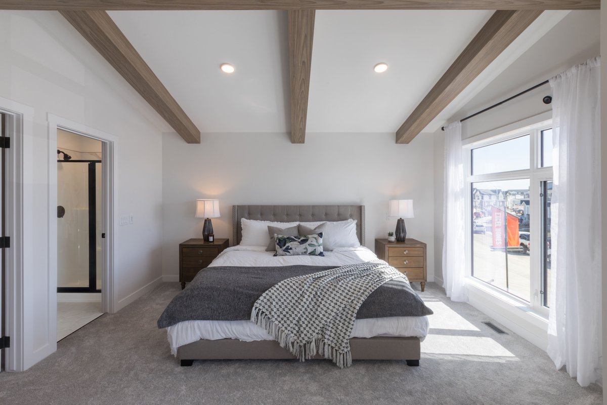 GenstarCanada's tweet photo. The bedrooms of the 'Breese-Z' showhome 

Dayton Homes designed this family-friendly floorplan to fit your needs - whatever they may be! Customize your Walden build with a basement suite for added rental income, or develop the basement for your own use! Visit the link in our bio! https://t.co/LNCC1Hkhl5
