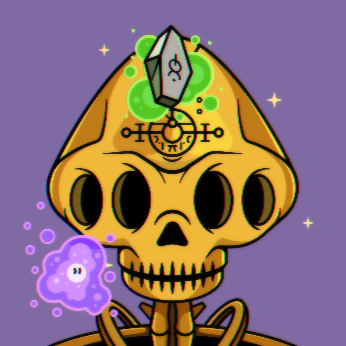 Gm 💚

Project highlight of the day: <a href="/Grim__Syndicate/">Grim Syndicate</a>!
We're giving away this NFT to a lucky winner who retweets this and follows both accounts!