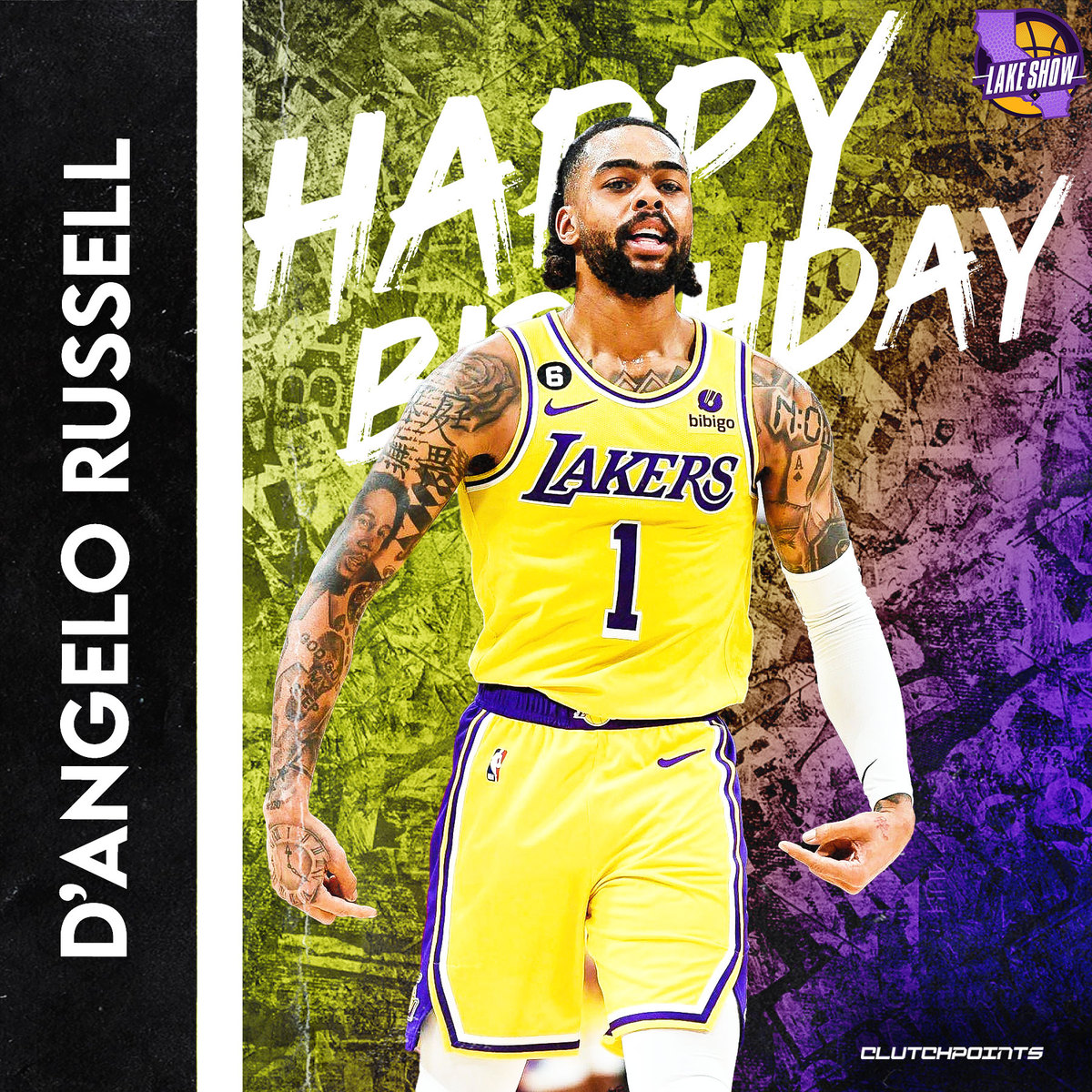 Wishing you a happy 27th birthday, D Angelo Russell!  