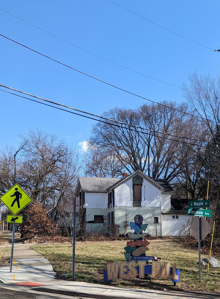 Welcome to West Hill in Akron.
This picture sums things up.