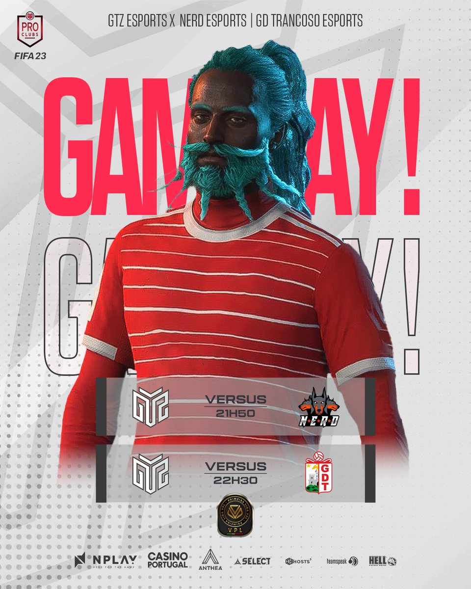GTZEsports's tweet photo. 🇬🇧 No rest for our players! Today we have two more games. 💪

🇵🇹 Não há descanso para os nossos jogadores! Hoje ainda têm mais dois jogos. 💪

🏆  @VPLPortugalPS
🕑 1⃣ - 21:50H ➡️ 2⃣ - 22:30H [GMT+0]
🆚 @NERDEsports021 | #GDTrancosoEsports

#GTZEsports #RespectAllFearNone https://t.co/oOIvqOA0Ht