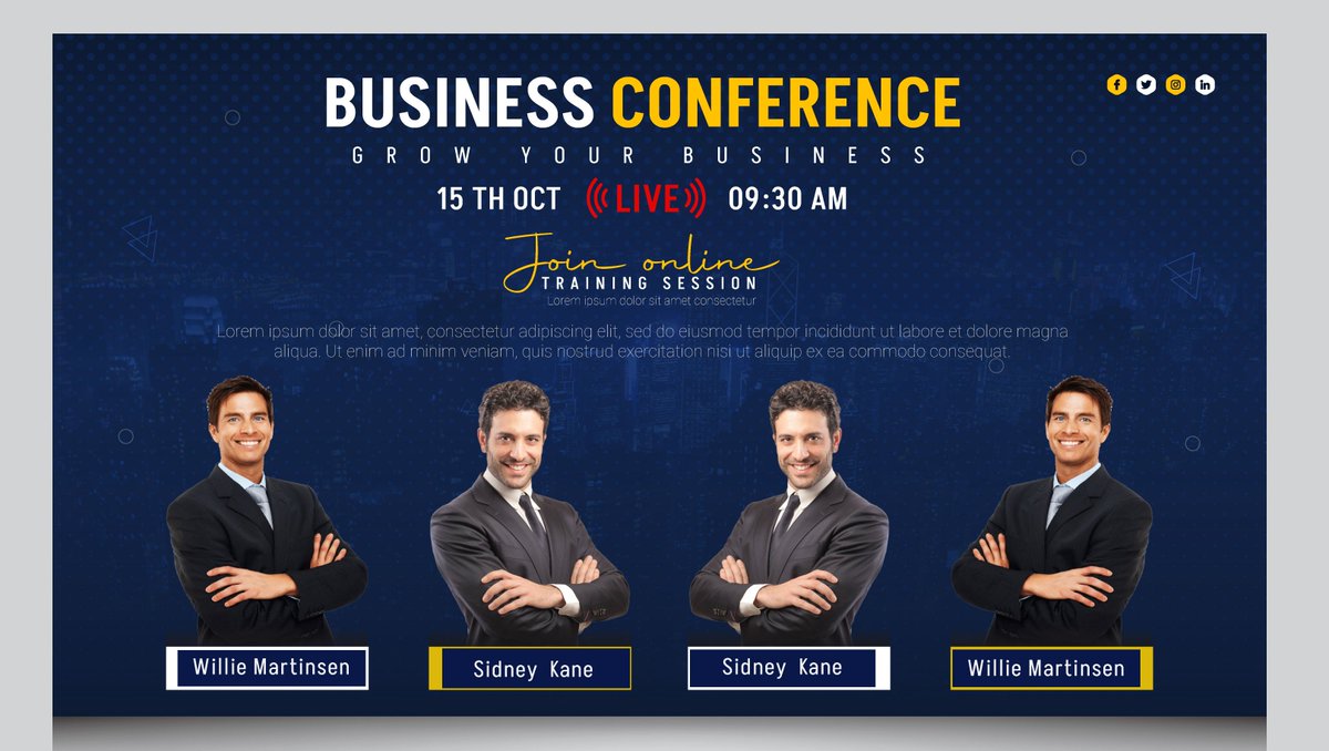 sohaggong's tweet photo. You can contact me
if you need any kind of design
Fiverr: https://t.co/kTDjS2QXIg
Download: https://t.co/bnKc7JSm8Y
#fiverrseller #webbanner #banner #socialmediabanner #businessconference https://t.co/trWtiNpjAB