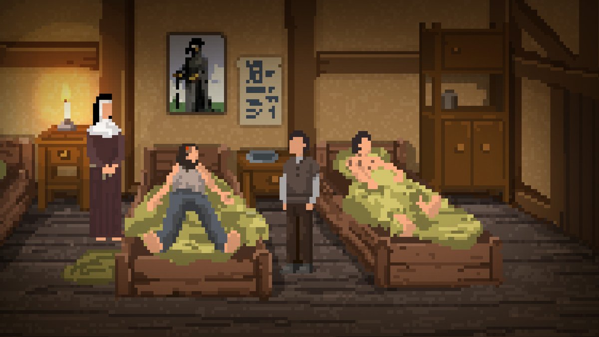 DctrElectro's tweet photo. Investigate the cause of the plague in my medical medieval #pixelart #pointandclick adventure.

The Plague Doctor of Wippra is currently on discount! 
https://t.co/ZMEqxlgGs6 https://t.co/Uq8KZQddhu