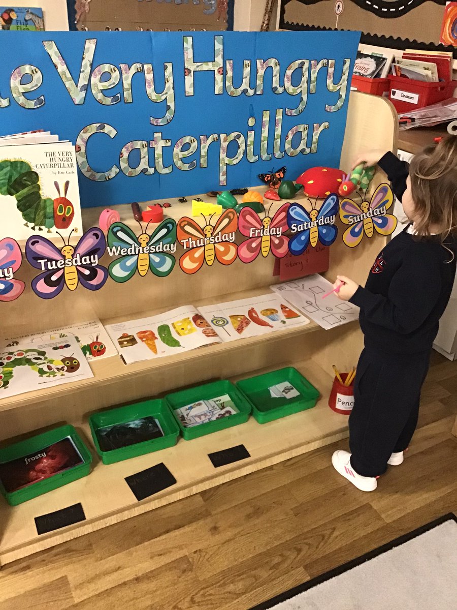 olgheyfs's tweet photo. The children were excited to listen to and start to learn the story of “The Very Hungry Caterpillar” this week. #OLGHenglish #readingforpleasure #OLGHeyfs #OLGHEYFS #caterpillar #butterfly #stories #retellingstories #earlylearling #earlyyears https://t.co/fgVcJsSJ0X