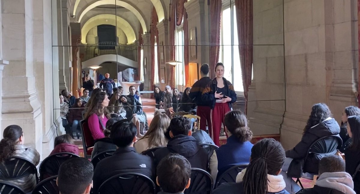 FondationEngie's tweet photo. Découverte culturelle à l'@operadeparis pour les jeunes de @lesPuncheuses autour de @SarahOurahmoune Au programme : Echanges passionnants avec la danseuse @EugenieDrion sur son parcours, ses défis et visite des coulisses du #PalaisGarnier

🙏 à Eugénie et aux équipes de l’Opéra https://t.co/MiFt5eahqf