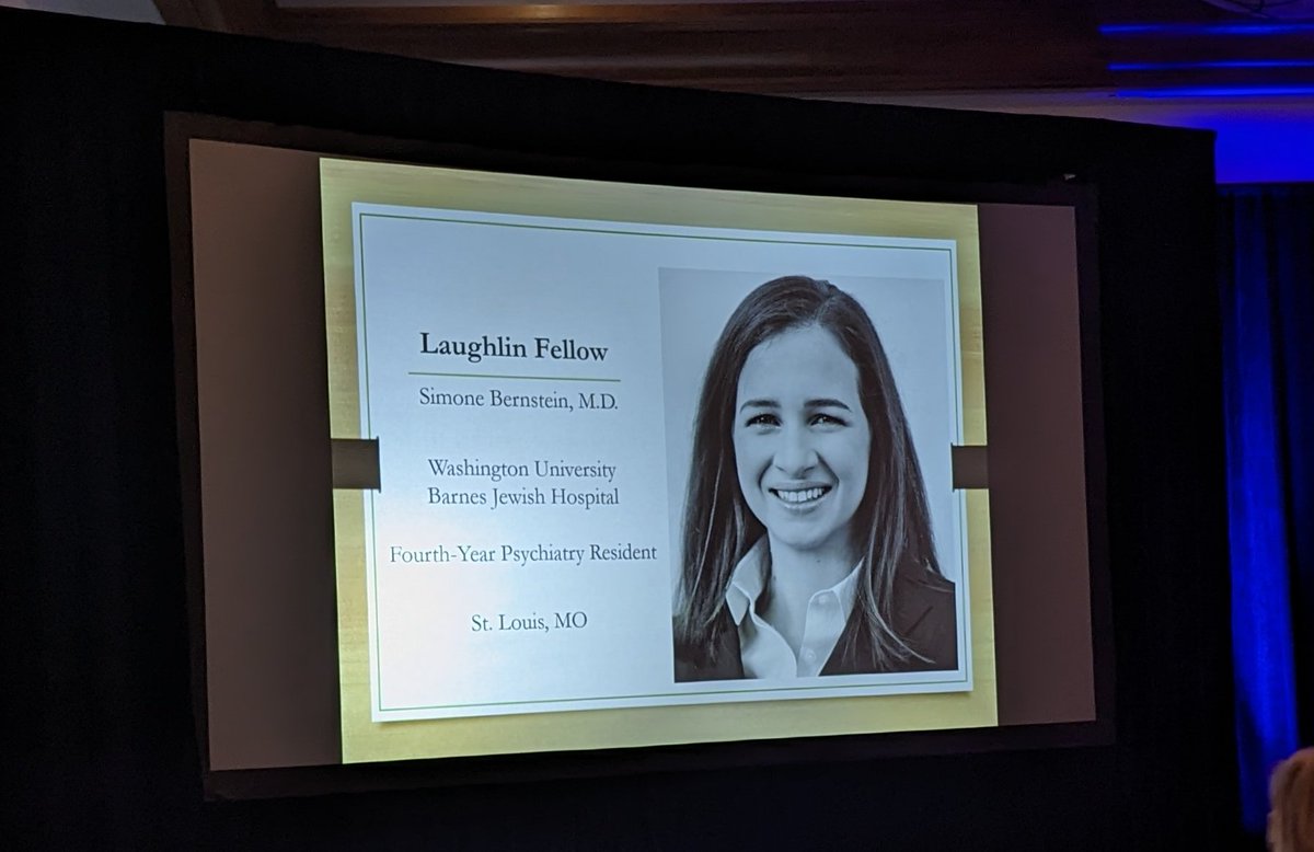 Eric Lenze MD (@ericlenze2) on Twitter photo Congratulations to Simone Bernstein, outstanding resident at @washu and Laughlin Fellow for the American College of Psychiatrists! Congratulations to Simone Bernstein, outstanding resident at @washu and Laughlin Fellow for the American College of Psychiatrists!