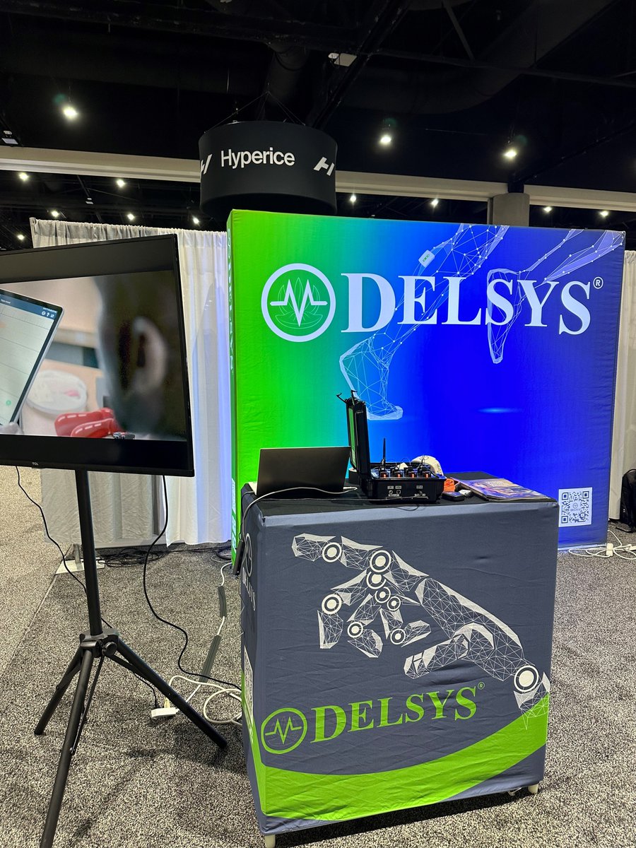 delsysinc's tweet photo. Delsys welcomes #APTACSM attendees to stop by Booth #1207! @todd_shewman and Brian Lewis will be showcasing our latest wearable #Sensor technology, with live demonstrations throughout the afternoon. https://t.co/aOty673s7g