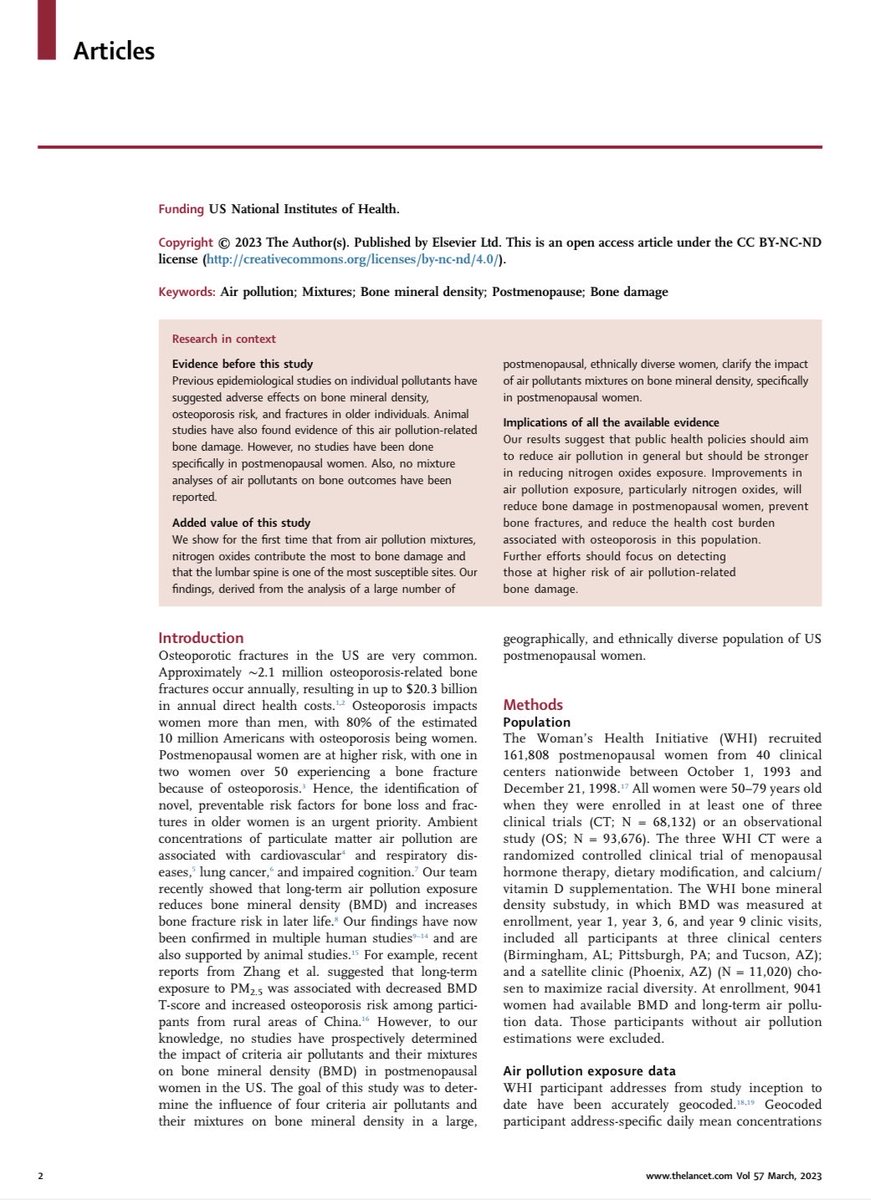 Dr. Ilin Gilberto de la Torre M. on Twitter "La contaminación del aire acelera la pérdida ósea
