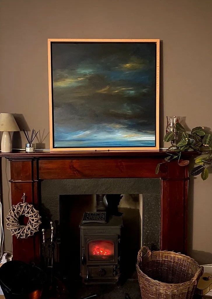 My sister's artwork. Goodness, but it's beautiful.