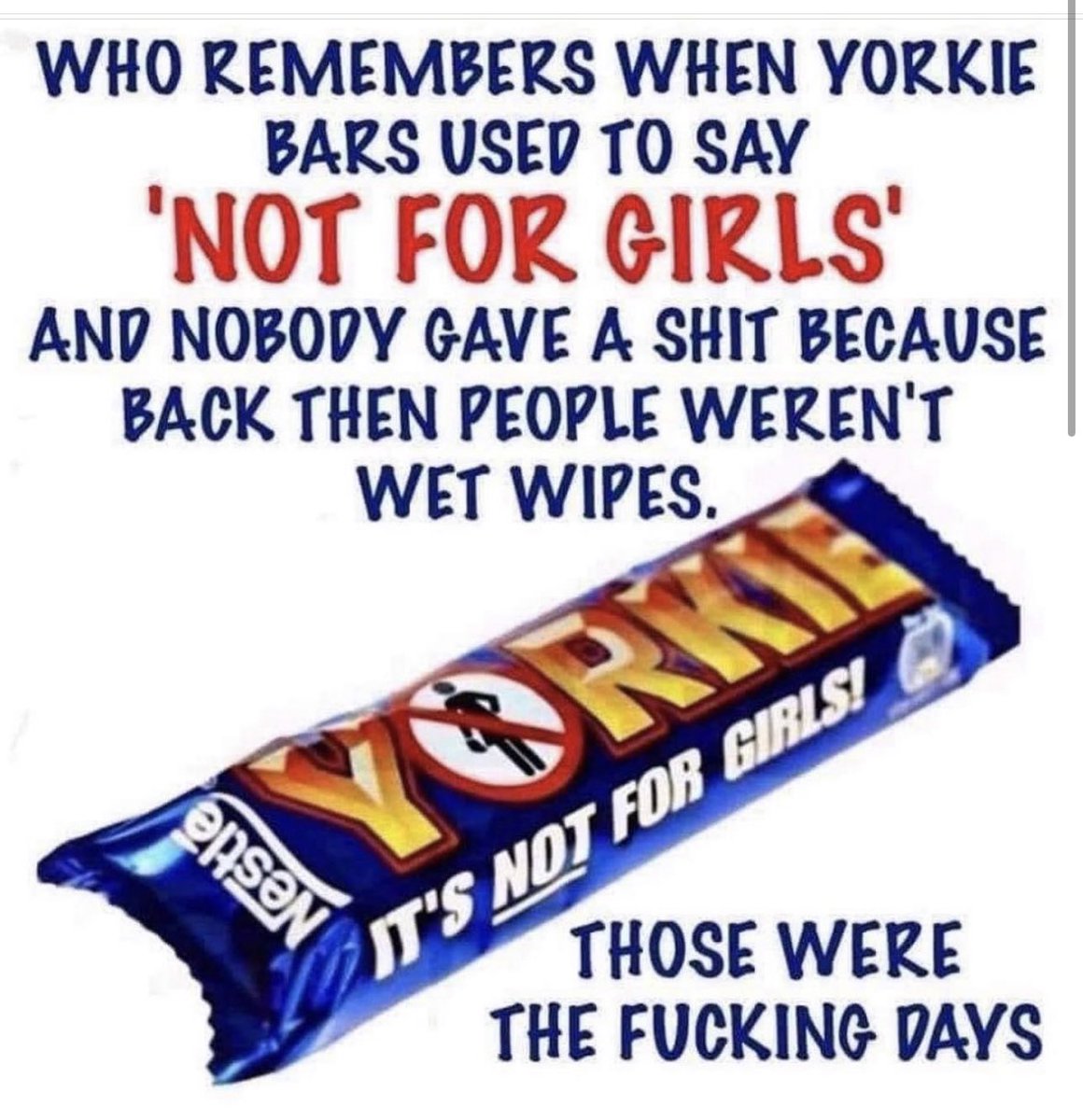 Who misses these days?  Because I f**king do 🤣