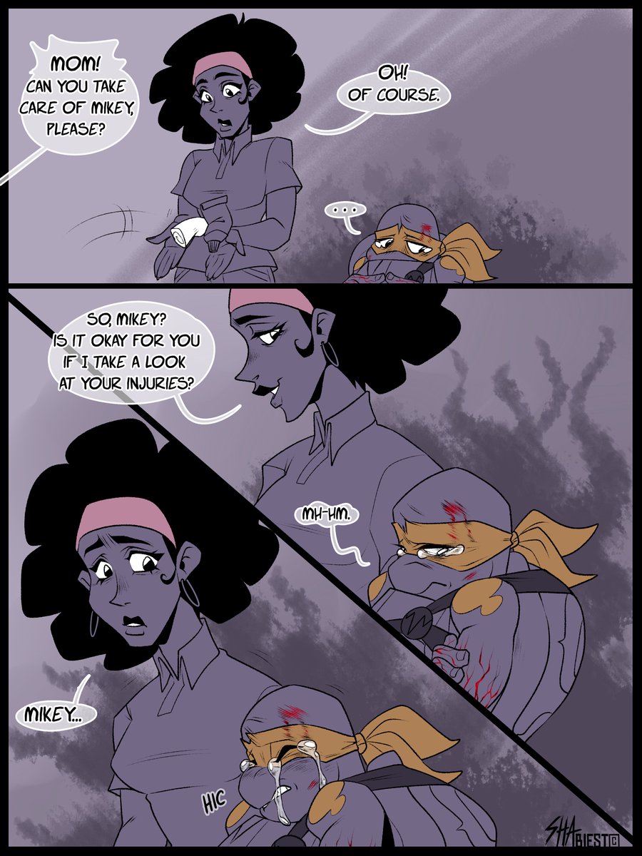 ShaBiest's tweet photo. (1/2)
Next comic pages! I'm almost done with the full comic. Don't know if I'll always spoil you with daily updates yet π
#rottmnt #RiseoftheTMNT #micecomic https://t.co/rMENKh66MK