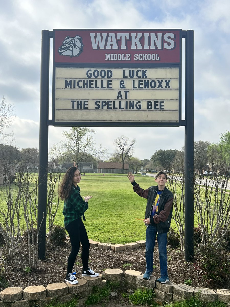 Brittany Villard (@msbvoliver) on Twitter photo Good luck Michelle and Lenoxx at today’s Spelling Bee! I’m sure you’ll make <a href="/Watkins_CFISD/">Watkins CFISD</a> proud!! #bulldogpride #letsbegreatwatkins <a href="/DrLozano_CFISD/">Abe Lozano</a> <a href="/CrystalElolf/">Crystal Elolf</a> <a href="/CyFairISD/">Cypress-Fairbanks ISD</a> Good luck Michelle and Lenoxx at today’s Spelling Bee! I’m sure you’ll make <a href="/Watkins_CFISD/">Watkins CFISD</a> proud!! #bulldogpride #letsbegreatwatkins <a href="/DrLozano_CFISD/">Abe Lozano</a> <a href="/CrystalElolf/">Crystal Elolf</a> <a href="/CyFairISD/">Cypress-Fairbanks ISD</a>