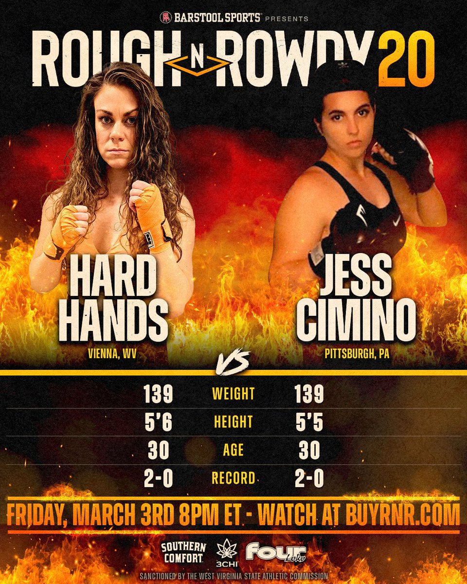 roughnrowdy's tweet photo. WHO WINS ON MARCH 3rd?
Find out on https://t.co/gRkh1mKAhs 🥊 #RNR20 https://t.co/dh7AihjcPT