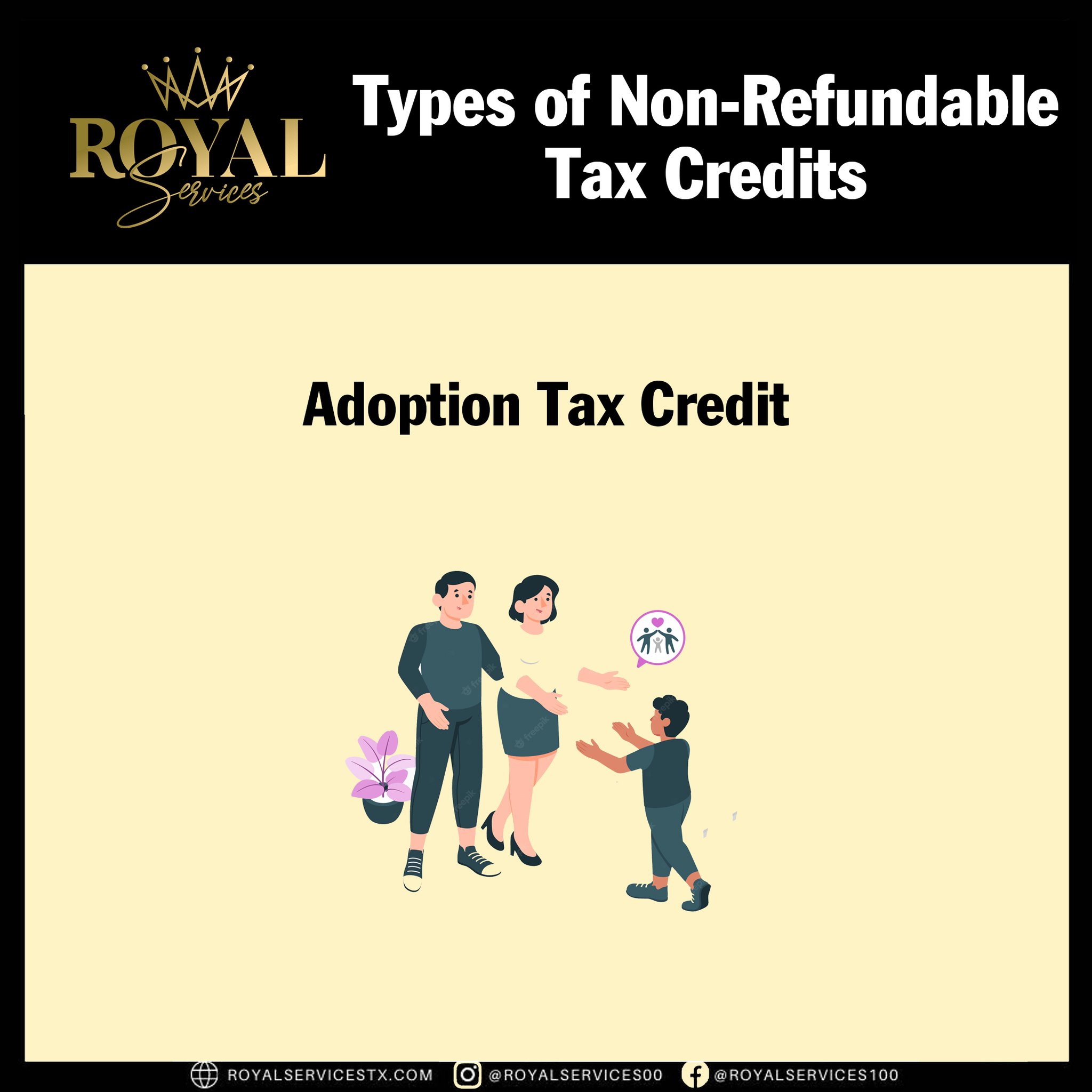 Royal Services Solutions on Twitter "The adoption tax credit is for