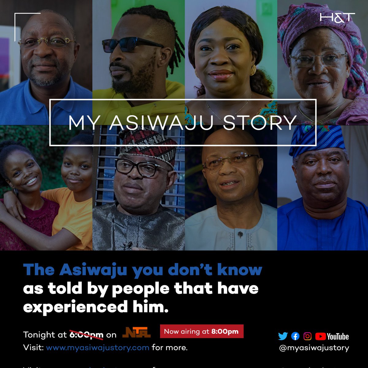 The Asiwaju you don't know. 

Now airing by 8pm

#MyAsiwajuStory #AsiwajuStory