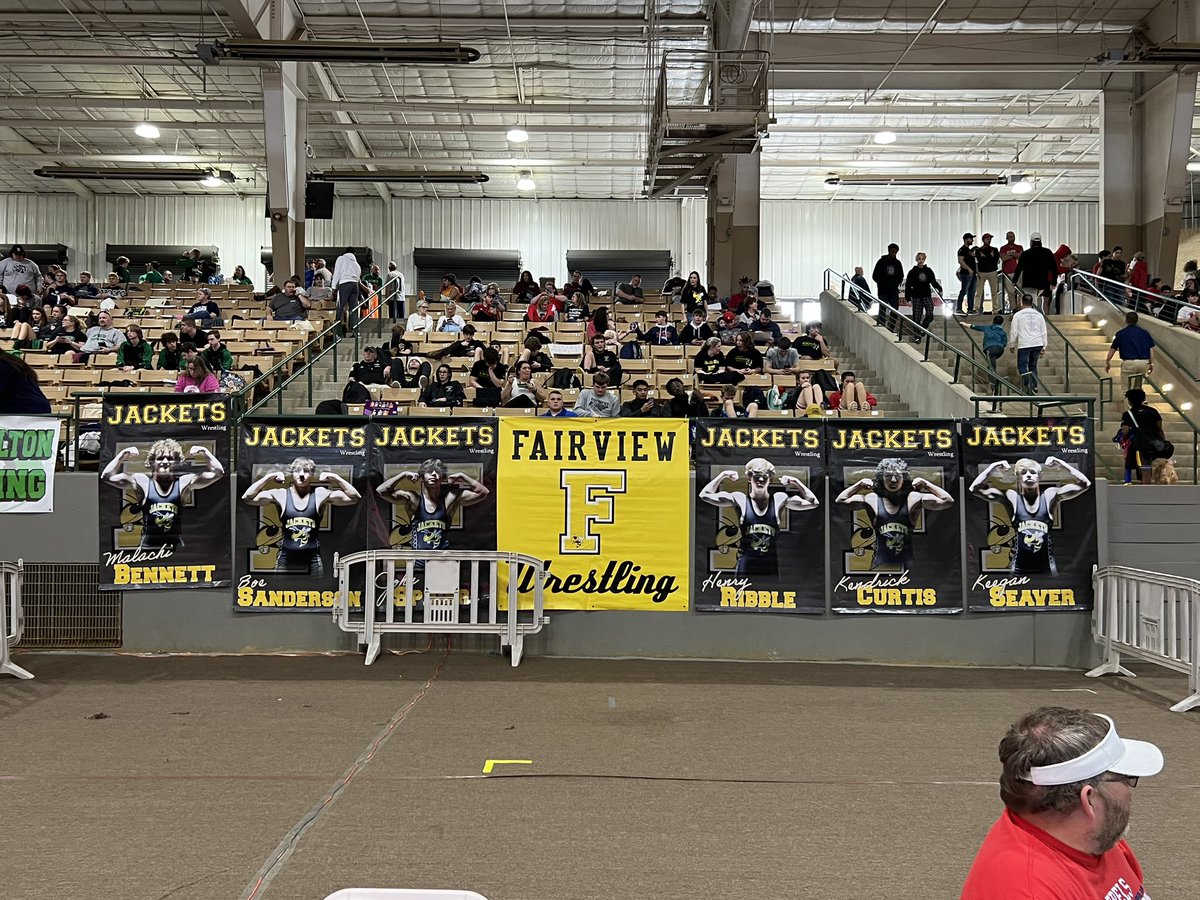 BiffCurtisTN's tweet photo. It’s about to go down for @KendrickCurtis3 and Jackets Wrestling Squad!  @wcsFVHS @cspulliam https://t.co/C8hQtEo2pU