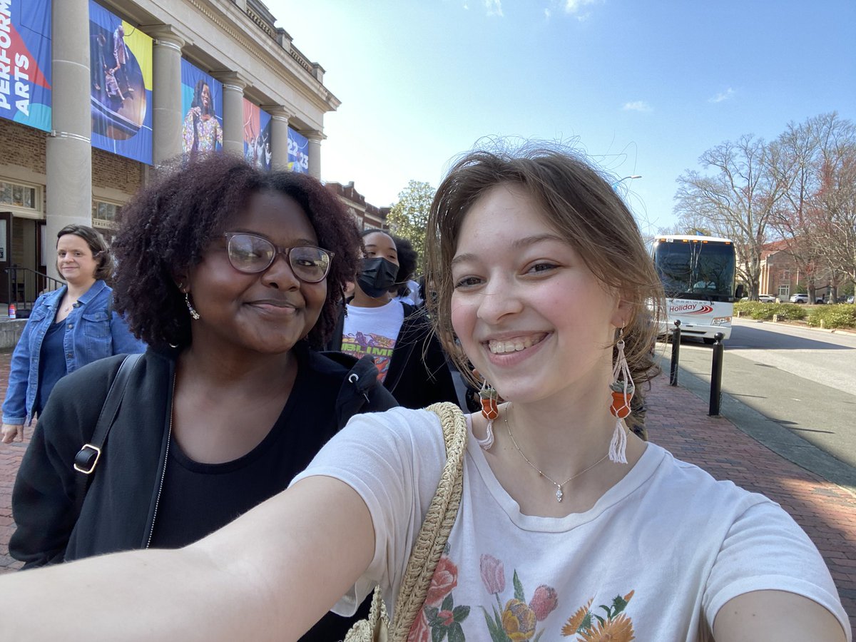 Audrey_Seiler_'s tweet photo. Seeing “Omar” (an opera by Rhiannon Giddens) with Ms. Abbott and history club members was incredible. This experiences expanded my traditional view of operas and shed light on North Carolina history. Thank you @vannabbott!! https://t.co/rwvdLXqApT