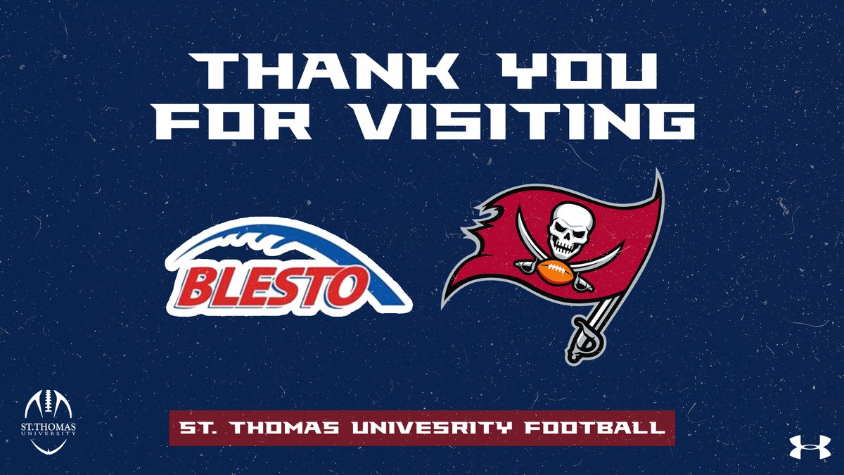 Thank you to the Blesto Scouts and the <a href="/Buccaneers/">Tampa Bay Buccaneers</a> for coming by campus yesterday!

#RaiseTheStandard // #STUFootball